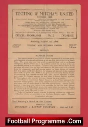 Tooting Mitcham United v Hendon 1948