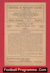 Tooting Mitcham United v Hendon 1948
