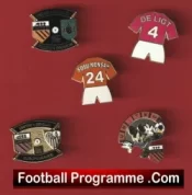 Manchester United Football Badge Collection Man Utd Badges X 5
