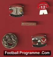 Manchester United Football Badge Collection Man Utd Badges X 5