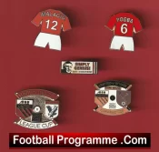 Manchester United Football Badge Collection Man Utd Badges X 5
