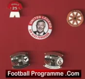 Manchester United Football Badge Collection Man Utd Badges X 5