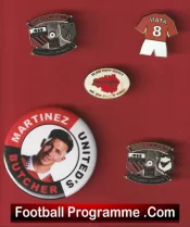 Manchester United Football Badge Collection Man Utd Badges X 5