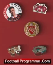 Manchester United Football Badge Collection Man Utd Badges X 5