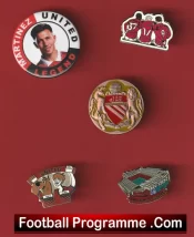 Manchester United Football Badge Collection Man Utd Badges X 5