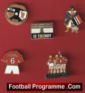 Manchester United Football Badge Collection Man Utd Badges X 5