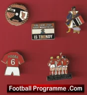 Manchester United Football Badge Collection Man Utd Badges X 5
