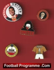 Manchester United Football Badge Collection Man Utd Badges X 5