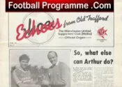 Echoes From Old Trafford Manchester United Malta Paper October 1982