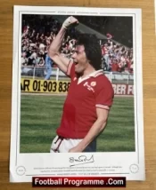 Manchester United Stuart Pearson Signed Autograph Man Utd 1977 Cup Final