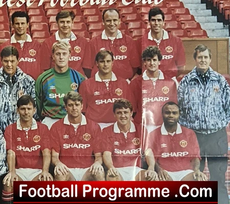 Manchester United Champions 1992 Massive Multi Signed Wall Poster - Image 4