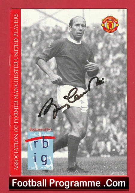 Bobby Charlton Association Former Manchester United Players Signed - Image 2