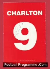 Bobby Charlton Association Former Manchester United Players Autographed