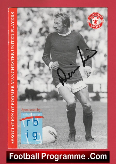Denis Law Association Former Manchester United Players Autographed - Image 2