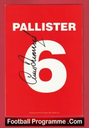 Gary Pallister Association Former Manchester United Players Autographed