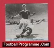 Manchester United Bobby Charlton Signed Picture Man Utd