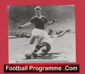 Manchester United Bobby Charlton Signed Picture Man Utd