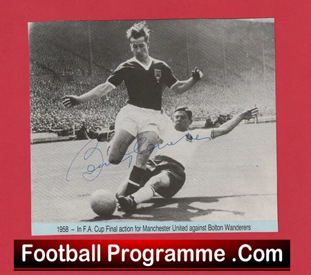 Manchester United Bobby Charlton Signed Picture Man Utd - Image 2