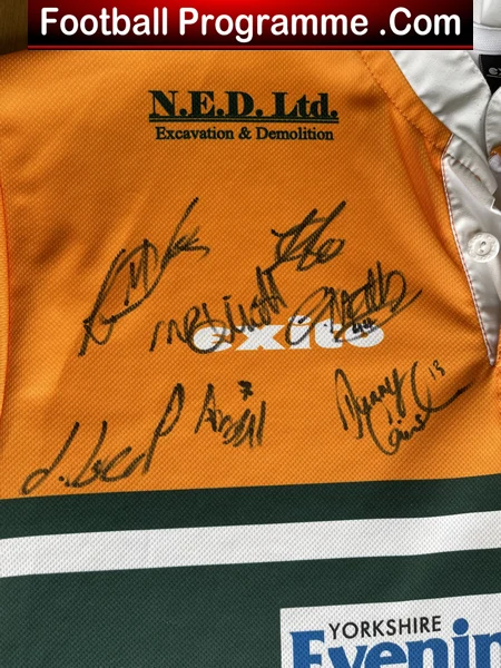Hunslet Rugby Shirt - Multi Autographed Signed - Image 5