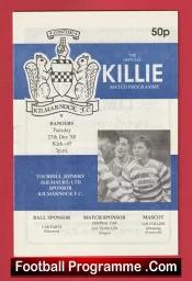 Kilmarnock v Glasgow Rangers 1988