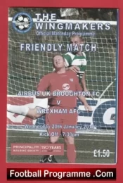 Airbus Broughton v Wrexham 2010