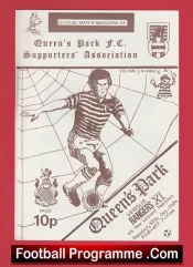 Queens Park v Glasgow Rangers X1 1984 – Friendly Match Scotland