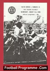 Raith Rovers v Glasgow Rangers X1 1986 – Friendly Match Scotland