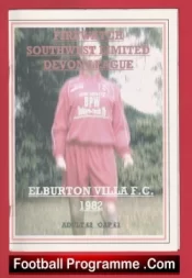 Elburton Villa v Appledore 2003 – Devon Football League