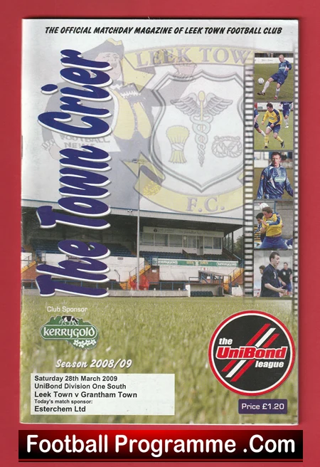 Leek Town v Grantham Town 2009 - Image 2