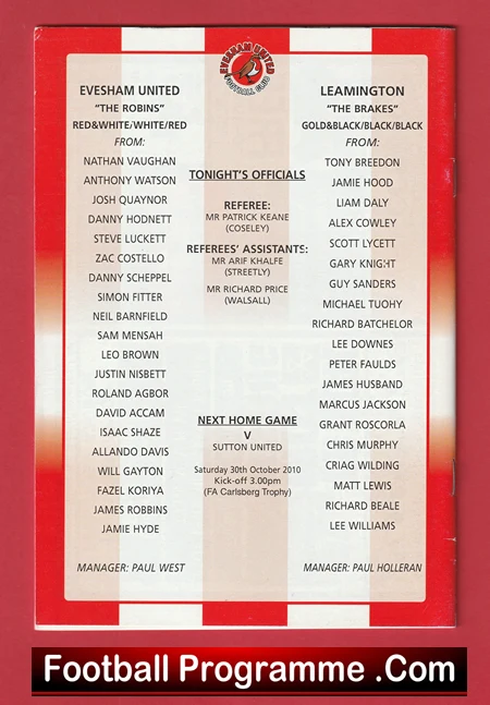 Evesham United v Leamington 2010 - Image 3