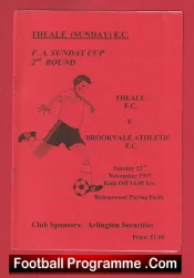 Theale v Brookvale Athletic 1997 – FA Sunday Cup Bishopswood