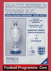 Marston Sports v A3 Liverpool 1997 – FA Sunday Cup Semi Final Macclesfield