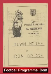 Town Mouse v Iron Bridge 1990s – FA Sunday Cup