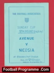 Avenue v Nicosia 1990s – FA Sunday Cup Ellesmere Port