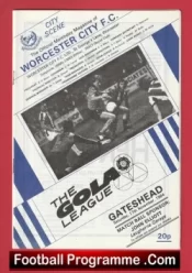 Worcester City v Gateshead 1984