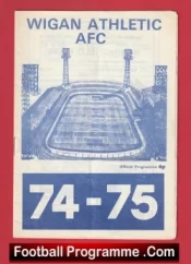Wigan Athletic v Gateshead 1974