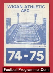 Wigan Athletic v Gateshead 1974