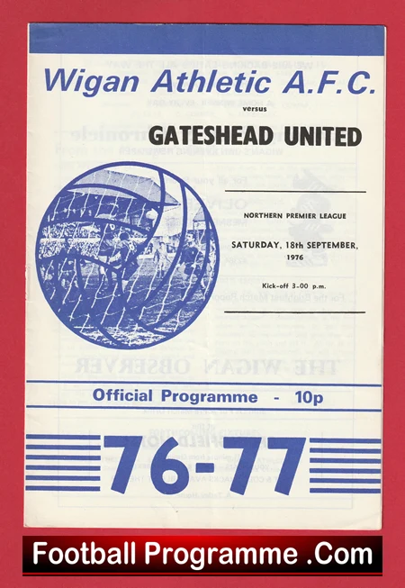 Wigan Athletic v Gateshead 1976 - Image 2
