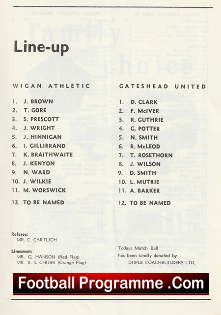 Wigan Athletic v Gateshead 1976 - Image 3