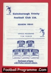 Gainsborough Trinity v Gateshead 1980