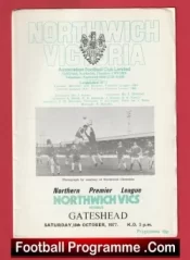 Northwich Victoria v Gateshead 1977