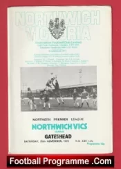 Northwich Victoria v Gateshead 1978