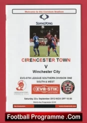 Cirencester Town v Winchester City 2012