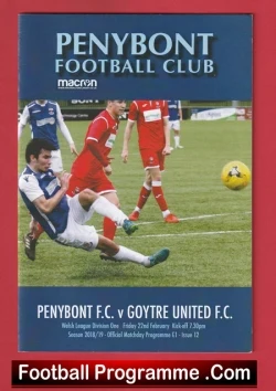 Penybont v Goytre United 2019 - Welsh League Wales