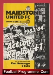 Maidstone United v Gateshead 1984