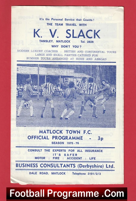 Matlock Town v Gateshead 1975 - Image 2