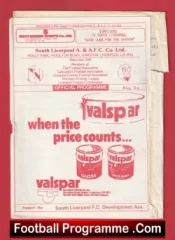South Liverpool v Gateshead 1980