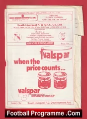 South Liverpool v Gateshead 1980
