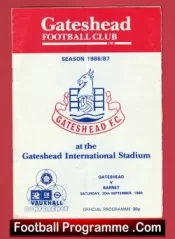 Gateshead v Barnet 1986