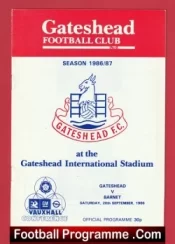 Gateshead v Barnet 1986